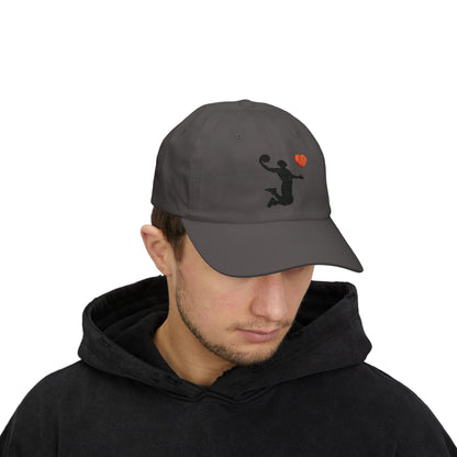 Basketball Dad Cap - Sporty Dad Hat, Gift for Basketball Lovers, Adjustable Cap for Dad, Sports Accessories, Casual Headwear