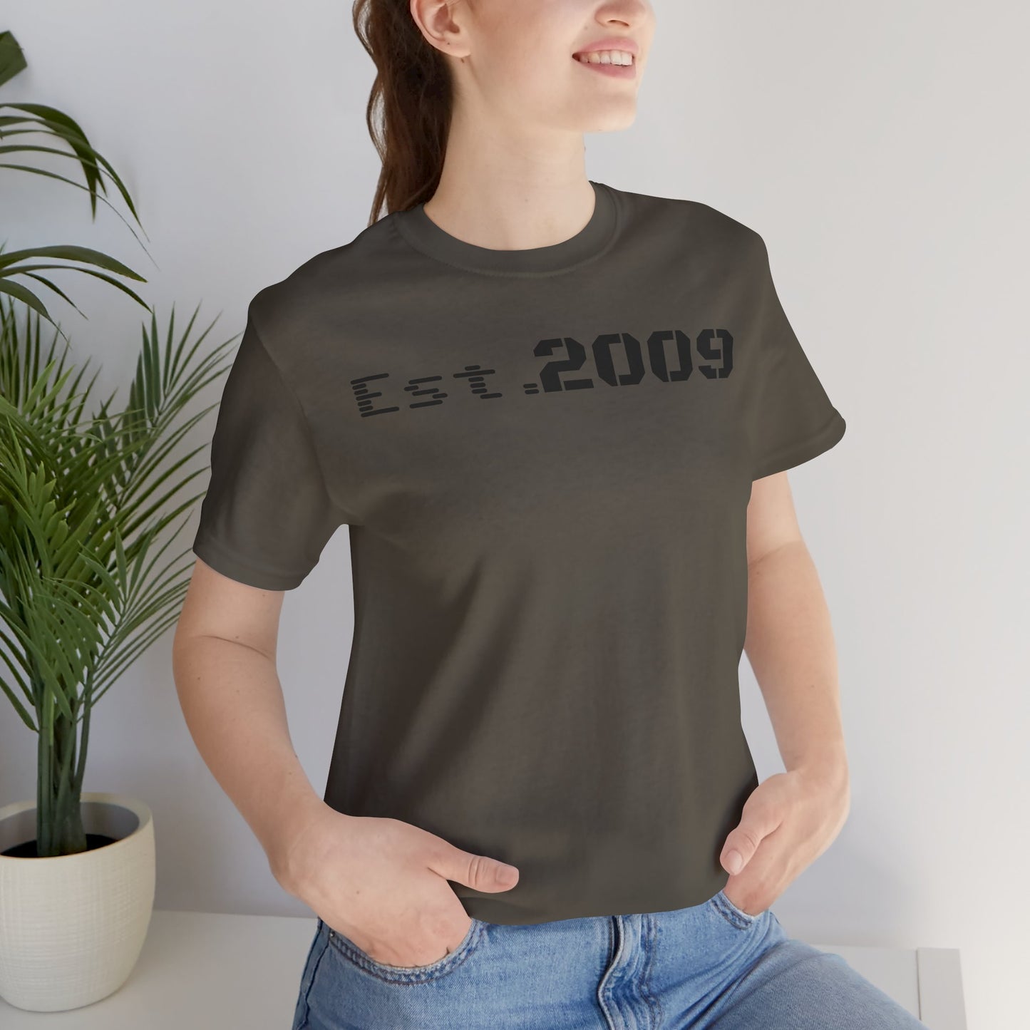 Established 2009 Unisex Tee - Casual Wear, Birthday Gift, Graduation Outfit, Anniversary Shirt, Personalized Fashion