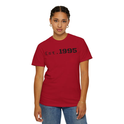 Vintage Est. 1995 T-Shirt, Retro Unisex Tee, Perfect Gift for Birthdays, Casual Wear, Nostalgic Apparel