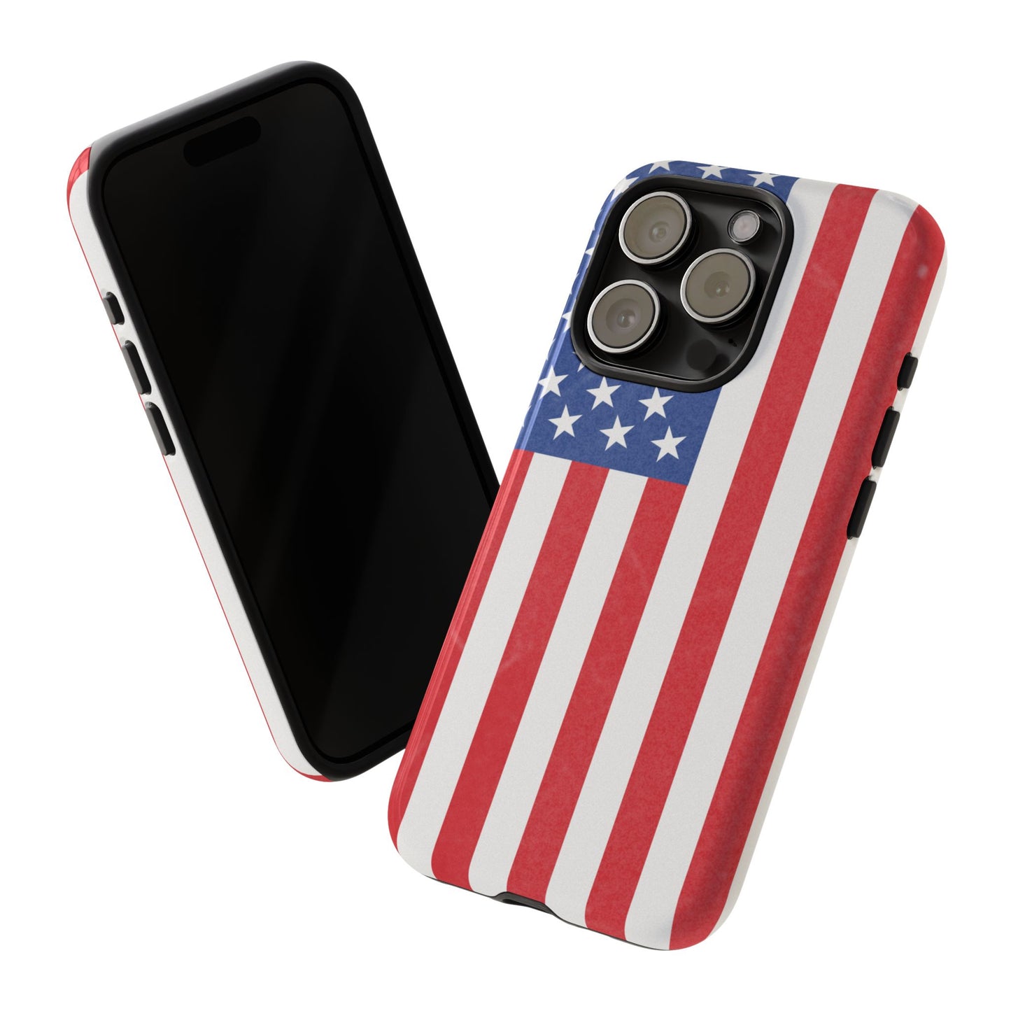 American Flag Phone Case - Patriotic Cell Cover, Tough Cases, USA Pride, Independence Day Gift, Veteran's Day, Phone Protection