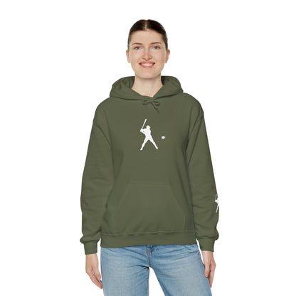 Sporty Unisex Baseball Hooded Sweatshirt, Casual Hoodie for Athletes, Perfect for Gifts, Comfy Streetwear, Ideal for Sports Events, Personal Use