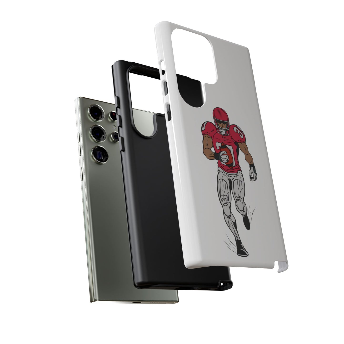 Football Player Tough Case, Sports Phone Cover, Athlete Gift, Tough Phone Case, Fall Sports, Football Lover's Accessory