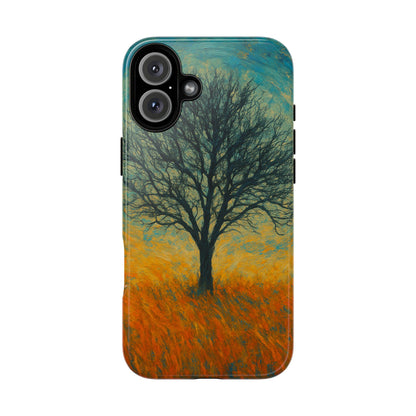 Artistic Phone Case with Tree Design, Nature Lover Gift, Unique Phone Cover, Holiday Present, Eco-friendly Tech Accessories