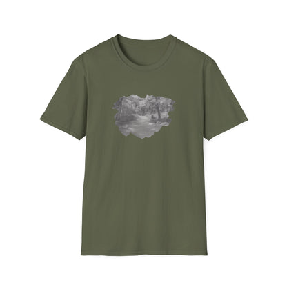 Serene Nature Landscape T-Shirt - Comfortable Unisex Tee, Outdoor Adventures, Nature Lover Gift, Casual Wear, Stylish Spring Top