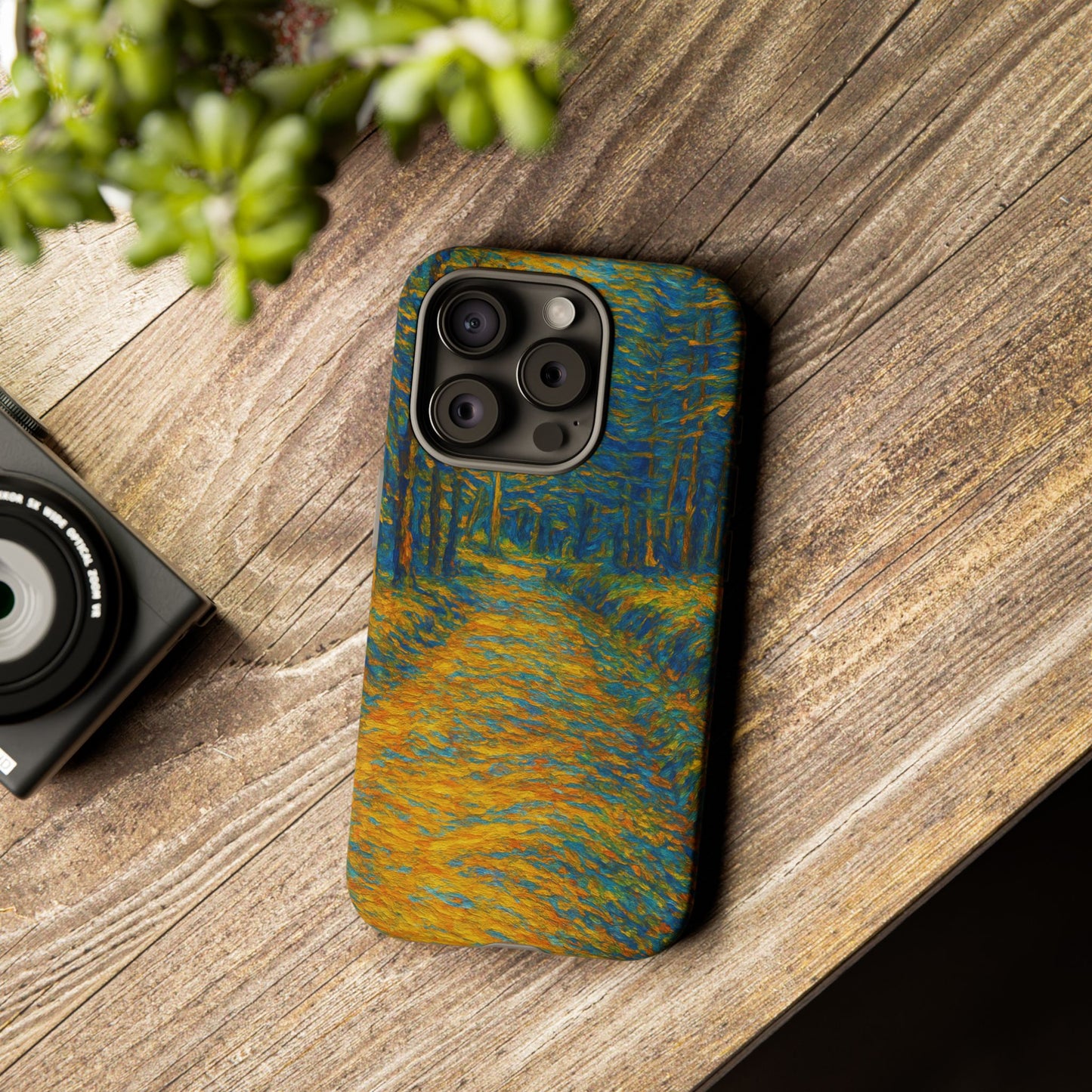 Artistic Phone Case for Nature Lovers, Tough Cases, Vibrant Design, Gift for Friends, Phone Accessories, Unique Artwork