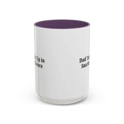 Humorous Dad Coffee Mug - Perfect Gift for Fathers, Dads, Birthdays, Father's Day, Fun Kitchen Decor, Snack Lovers
