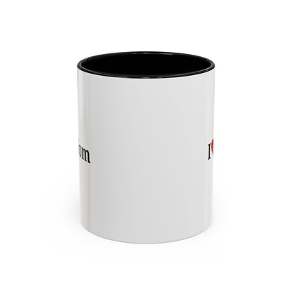 I Love Mom Accent Coffee Mug - Perfect Gift for Mother's Day & Special Occasions