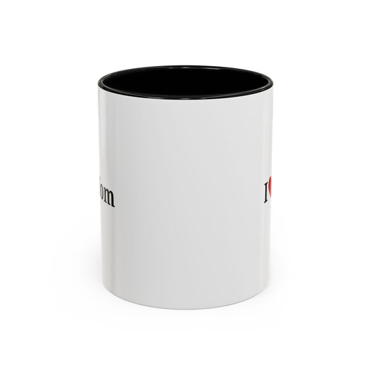 I Love Mom Accent Coffee Mug - Perfect Gift for Mother's Day & Special Occasions