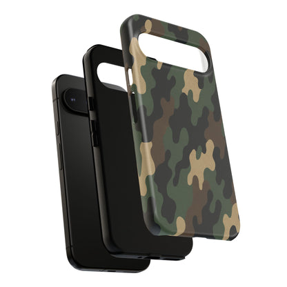 Camouflage Phone Case, Tough Cases, Military Style, Unique Phone Accessories, Gift for Him, Durable Phone Cover