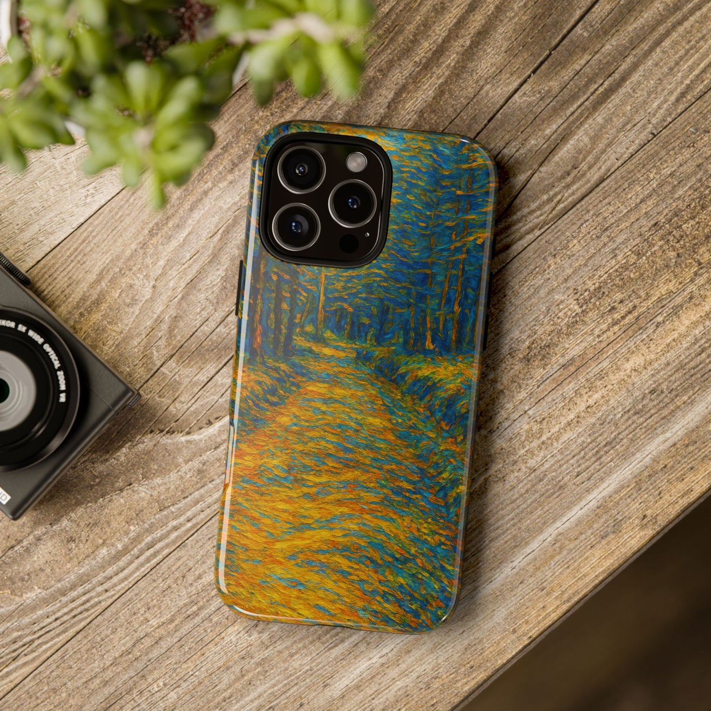 Artistic Phone Case for Nature Lovers, Tough Cases, Vibrant Design, Gift for Friends, Phone Accessories, Unique Artwork