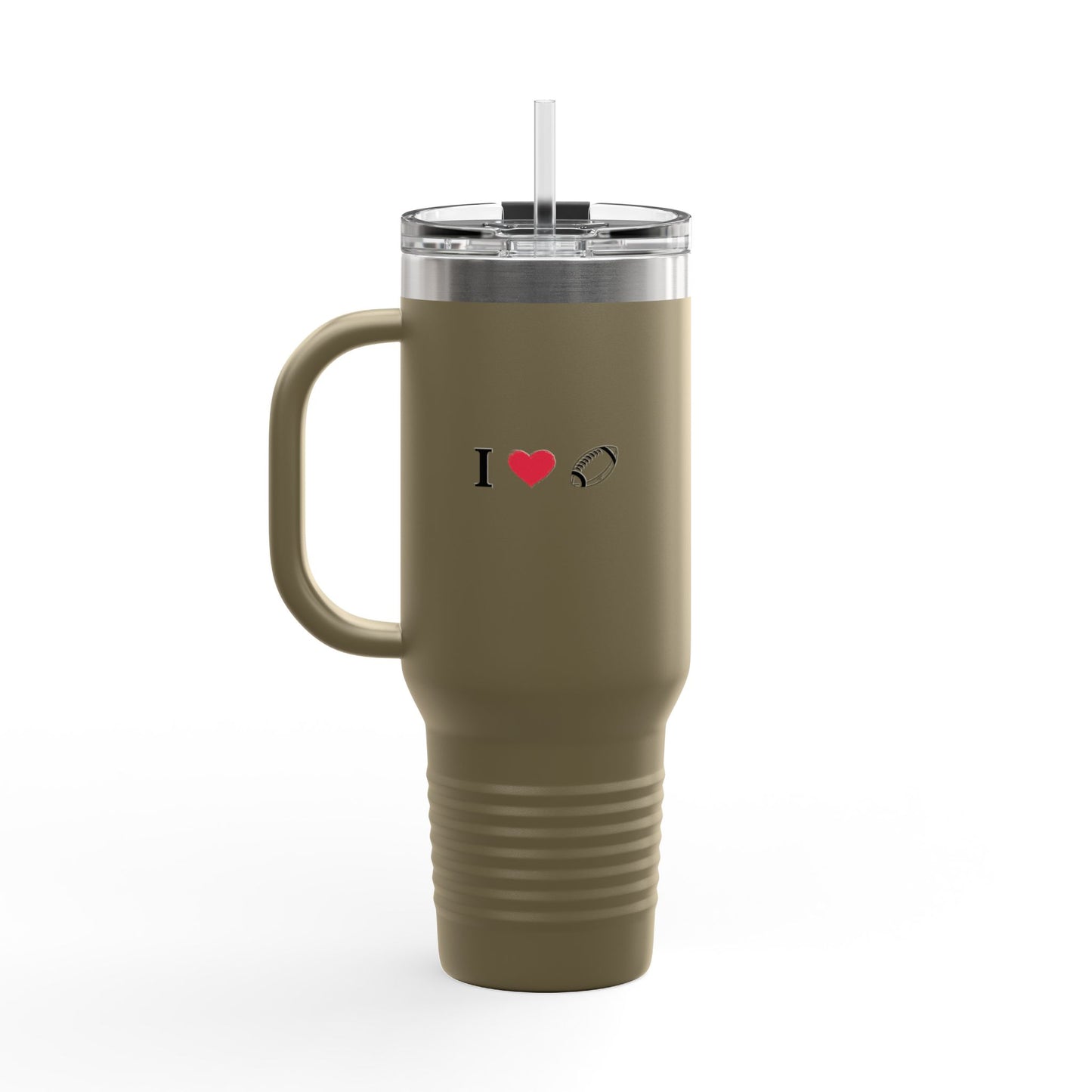 I Love Football Insulated Travel Mug, 40oz - Perfect For Writers, Students, Teachers | Funny Gift | Travel Coffee Mug | Stylish Tumbler | [...]