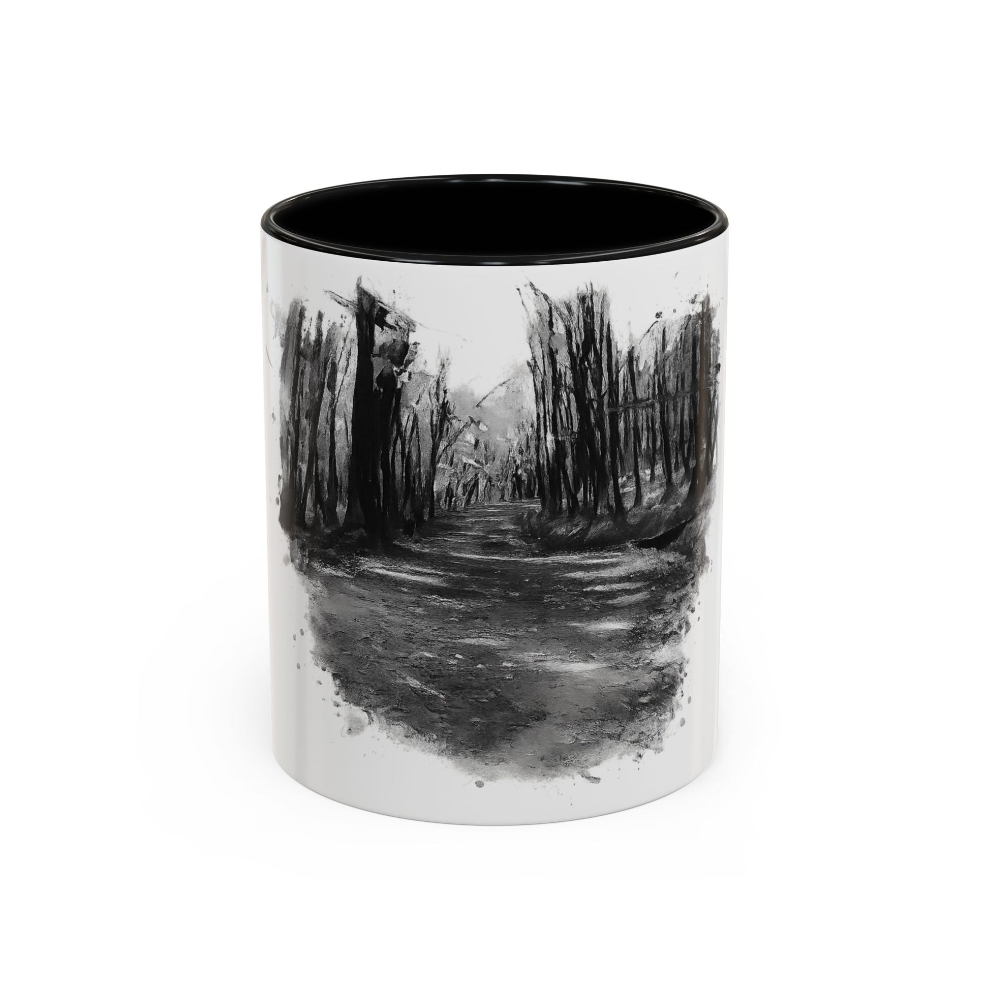 Moody Abstract Forest Coffee Mug | Unique Gift for Nature Lovers, Cozy Home Decor, Perfect for Coffee, Tea, and Hot Chocolate - product image