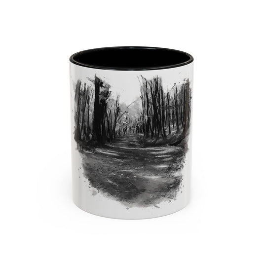 Moody Abstract Forest Coffee Mug | Unique Gift for Nature Lovers, Cozy Home Decor, Perfect for Coffee, Tea, and Hot Chocolate - product image