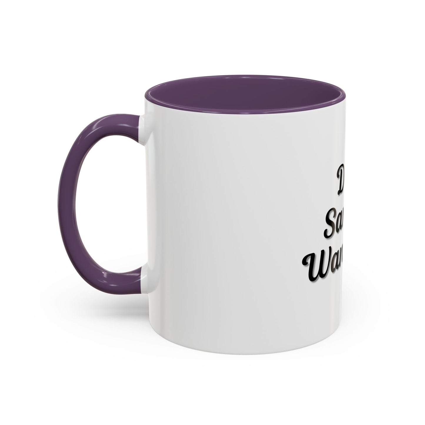 Dear Santa Accent Coffee Mug - Fun Holiday Mug for Christmas Enthusiasts