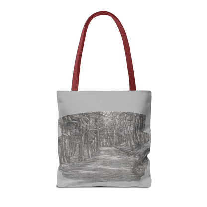 Scenic Path Tote Bag, Reversible Tote, Eco-Friendly Shopper, Outdoor Adventure Bag, Gift for Nature Lovers, Stylish Carryall