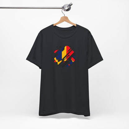 Artistic Heart Unisex Jersey Tee - Vibrant Graphic Tee, Casual Wear, Gift for Art Lovers, Birthday Surprise, Everyday Comfort