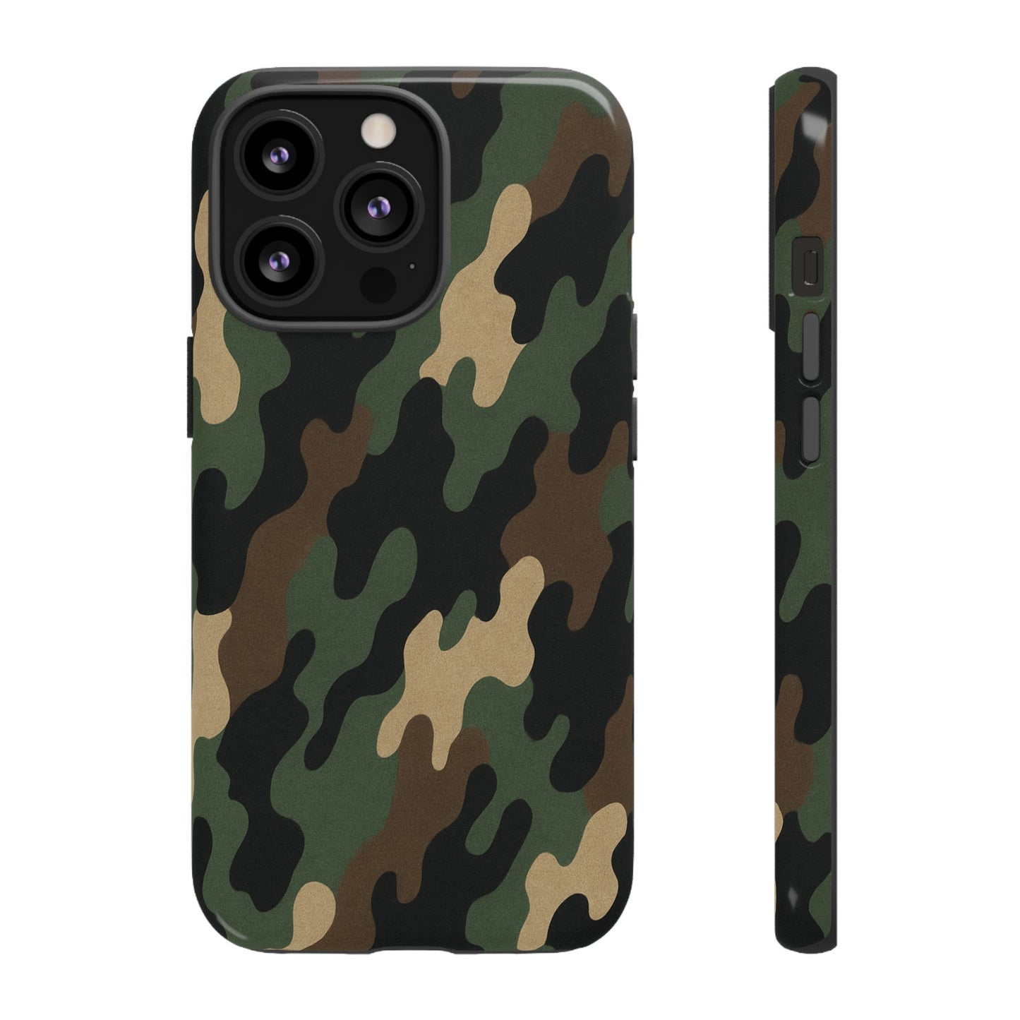 Camouflage Phone Case, Tough Cases, Military Style, Unique Phone Accessories, Gift for Him, Durable Phone Cover