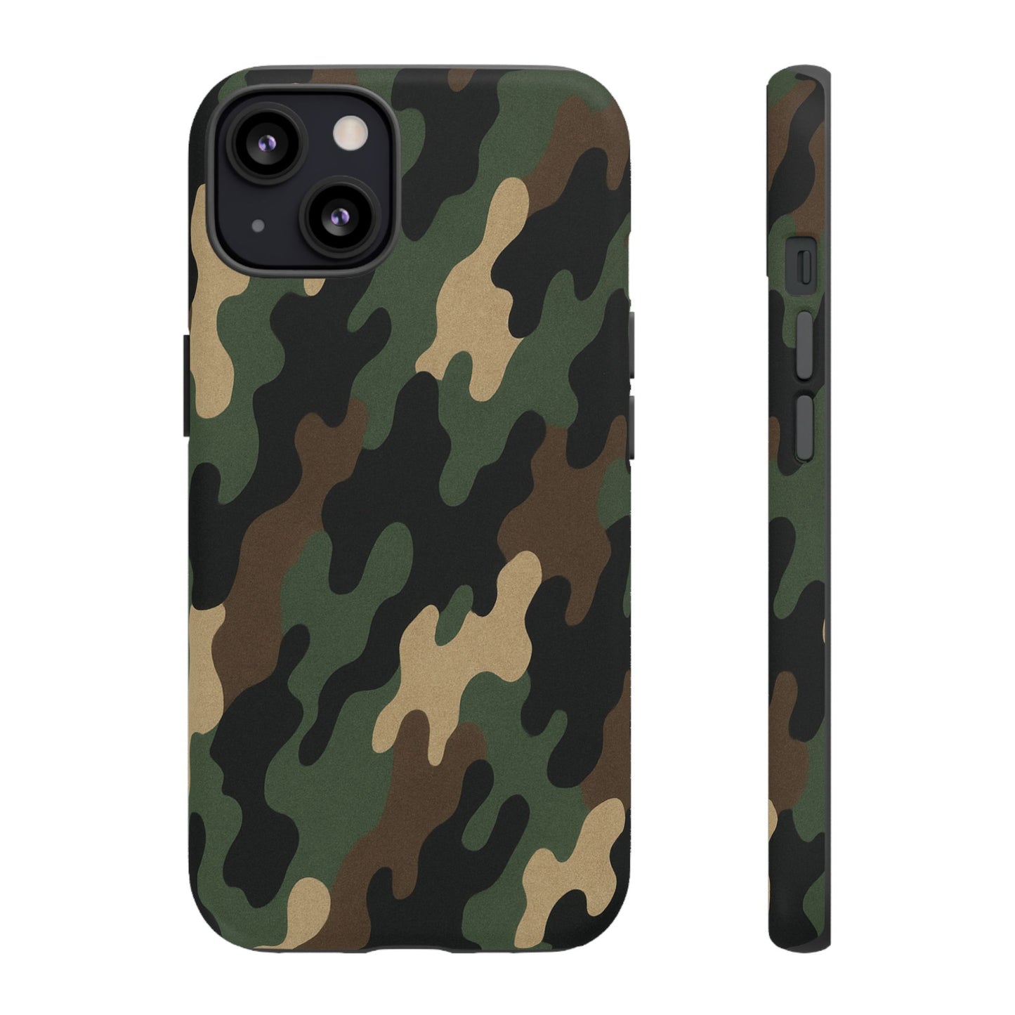 Camouflage Phone Case, Tough Cases, Military Style, Unique Phone Accessories, Gift for Him, Durable Phone Cover