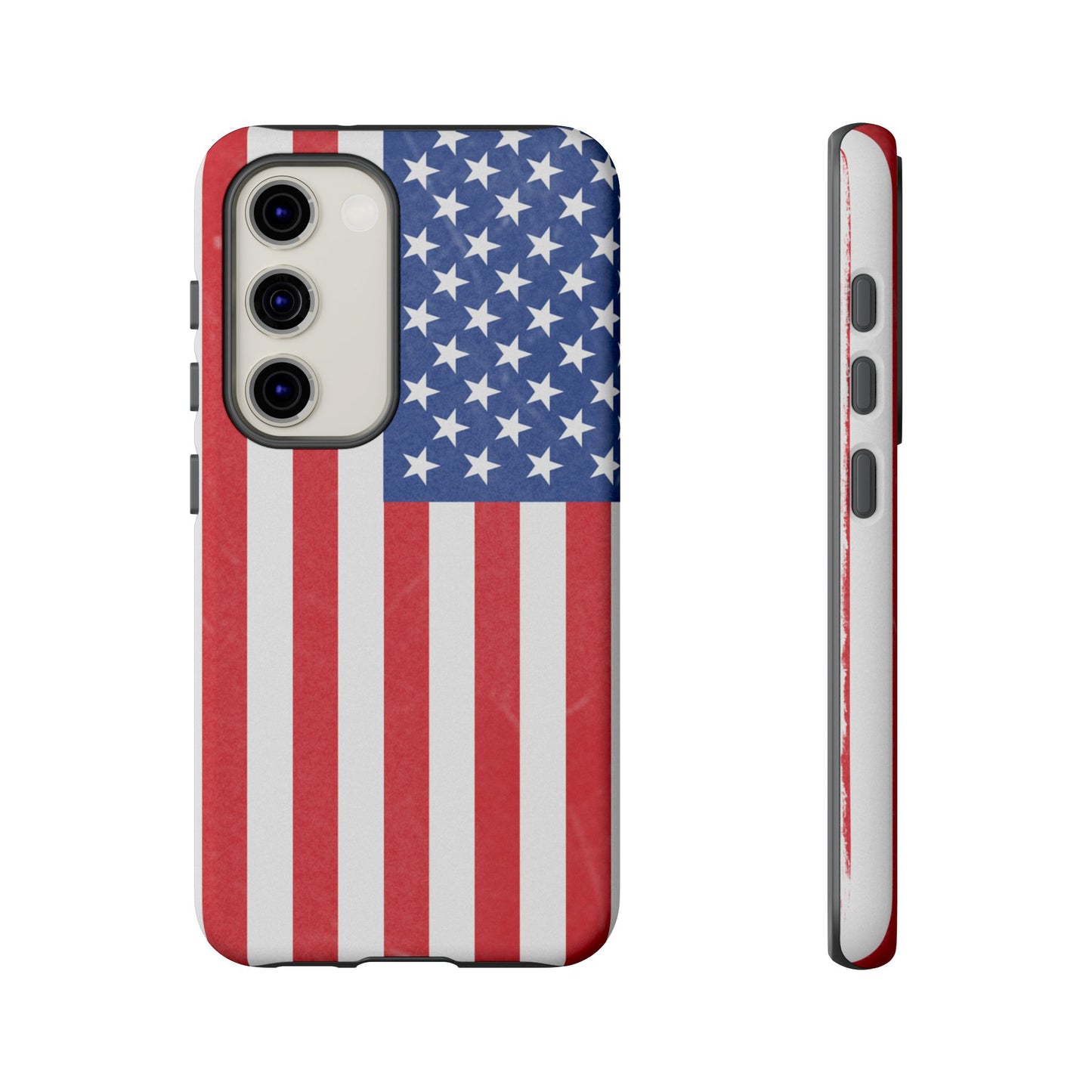 Patriotic Phone Case - Tough Cases for Veterans, USA Lovers, Independence Day, Memorial Day, Flag Design