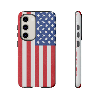 Patriotic Phone Case - Tough Cases for Veterans, USA Lovers, Independence Day, Memorial Day, Flag Design