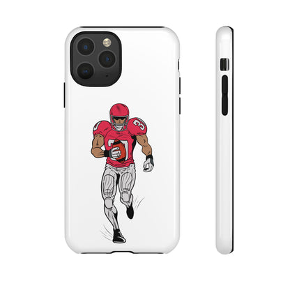 Football Player Tough Case, Sports Phone Cover, Athlete Gift, Tough Phone Case, Fall Sports, Football Lover's Accessory
