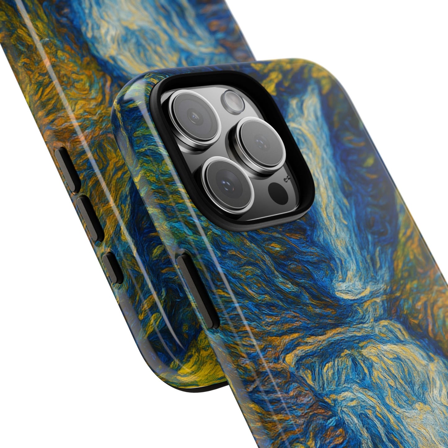 Artistic Phone Case - Waterfall Design, Unique Gift, Phone Accessory, Nature Lover, Original Artwork