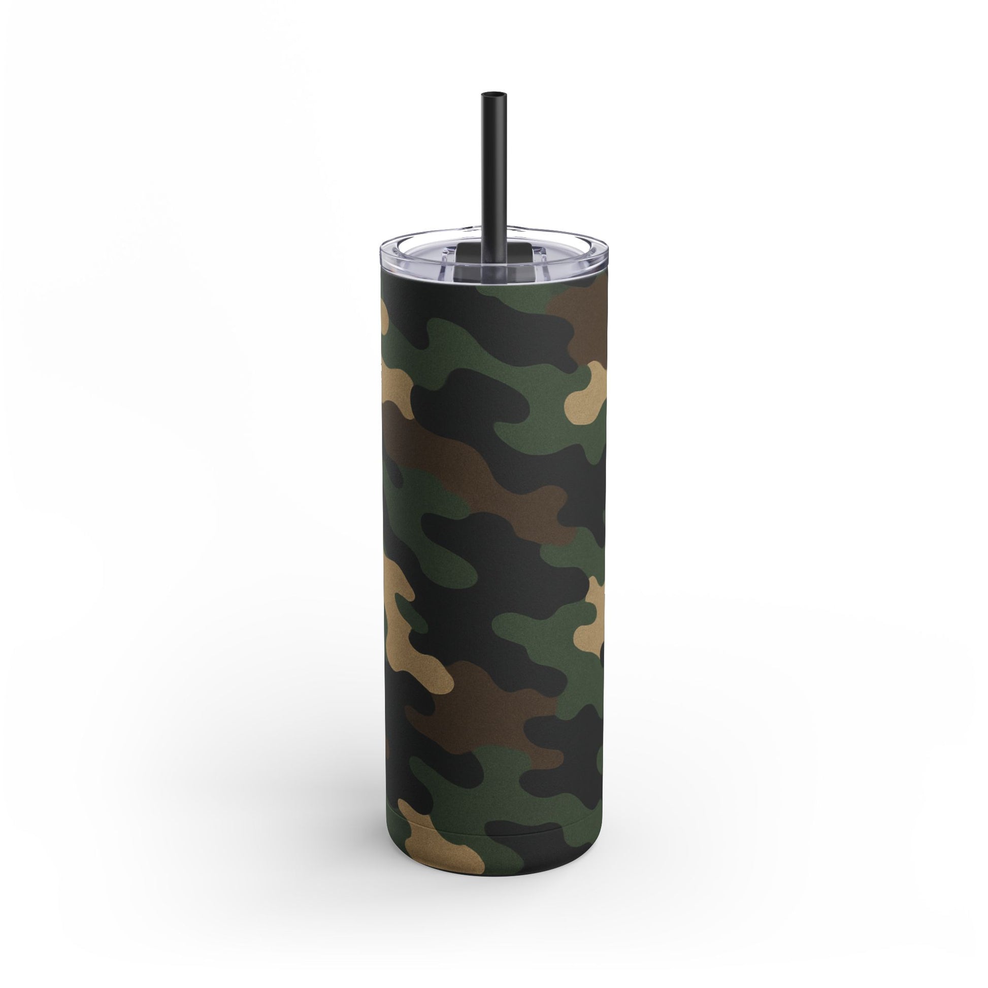 Camouflage Skinny Tumbler | 20oz Camo Travel Cup - Best Mug | Gothic Decor Store | Buy Online