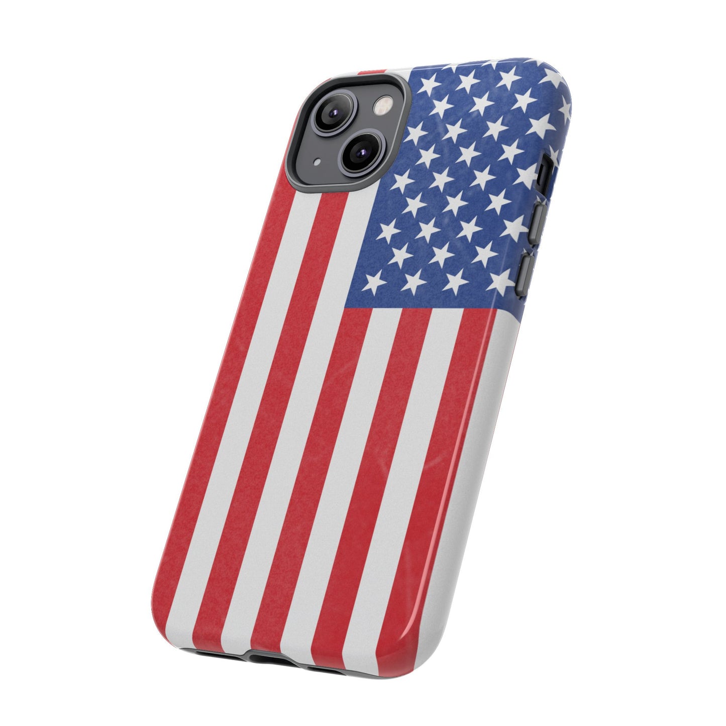 Patriotic Phone Case - Tough Cases for Veterans, USA Lovers, Independence Day, Memorial Day, Flag Design