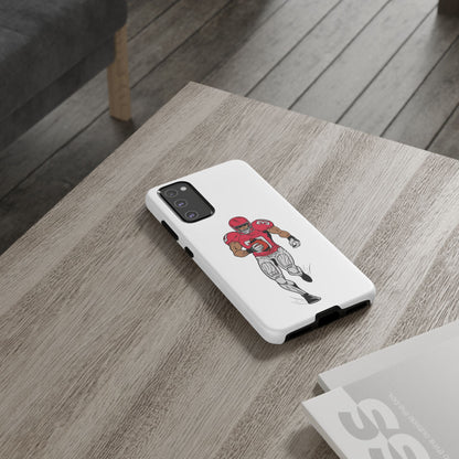 Football Player Tough Case, Sports Phone Cover, Athlete Gift, Tough Phone Case, Fall Sports, Football Lover's Accessory