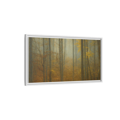 Framed Matte Canvas Art | Serenity in the Forest | Nature Wall Decor, Home Gallery, Cozy Living Room, Gift for Nature Lovers