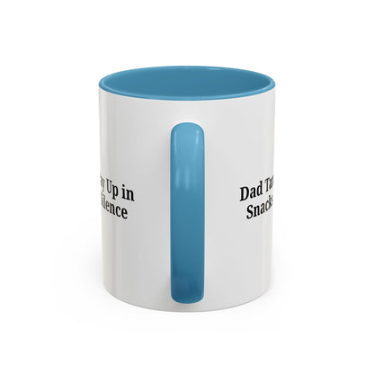 Humorous Dad Coffee Mug - Perfect Gift for Fathers, Dads, Birthdays, Father's Day, Fun Kitchen Decor, Snack Lovers