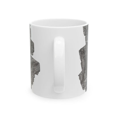 Nature-Inspired Abstract Ceramic Mug | Forest Path Design | Cozy Gift for Coffee Lovers | Home Decor | Nature Lover's Mug