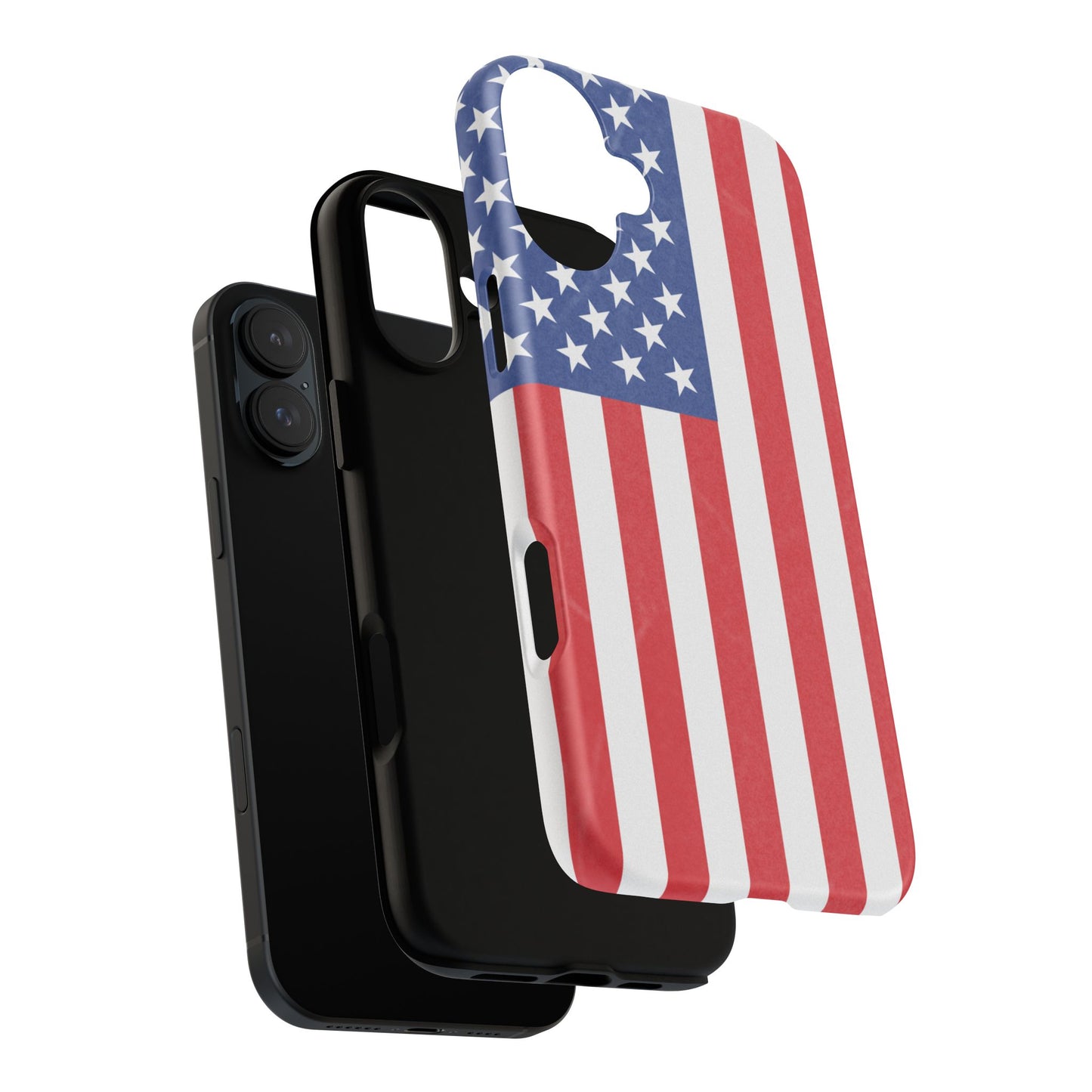 American Flag Phone Case - Patriotic Cell Cover, Tough Cases, USA Pride, Independence Day Gift, Veteran's Day, Phone Protection