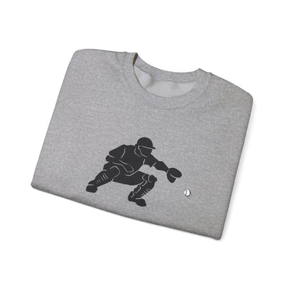 Baseball Catcher Crewneck Sweatshirt | Unisex Sports Apparel | Perfect for Game Days, Gifts, and Casual Wear | Baseball Lover's Gift