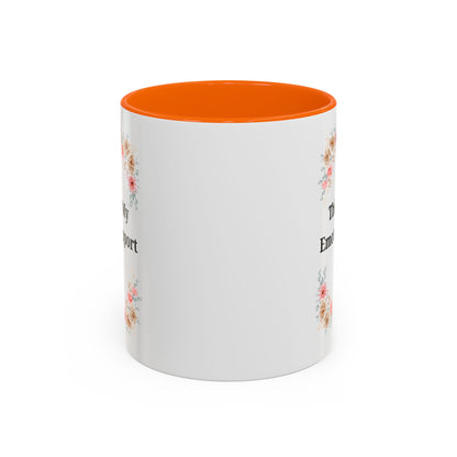 Floral Emotional Support Coffee Mug - Perfect Gift for Self-Care