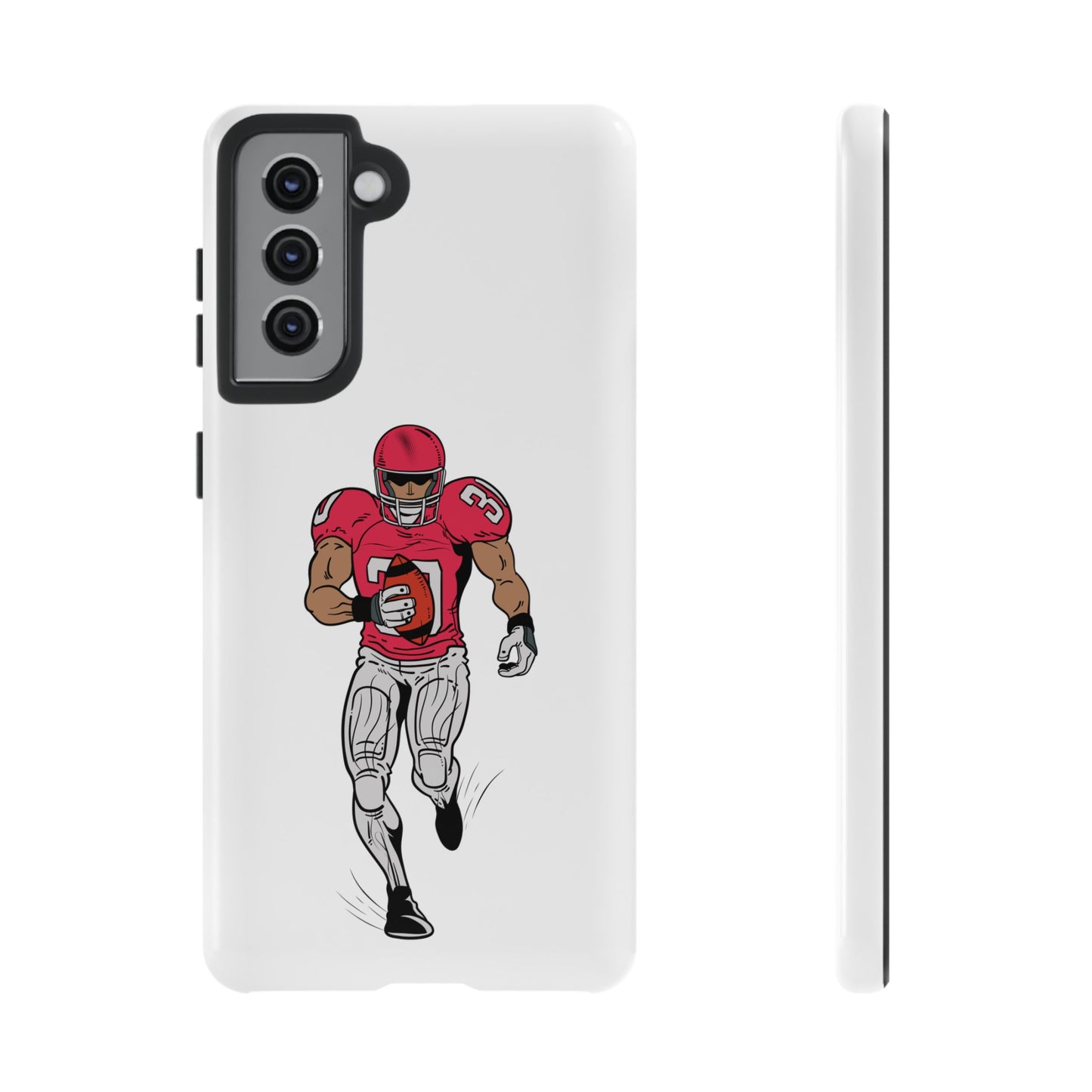 Football Player Tough Case, Sports Phone Cover, Athlete Gift, Tough Phone Case, Fall Sports, Football Lover's Accessory