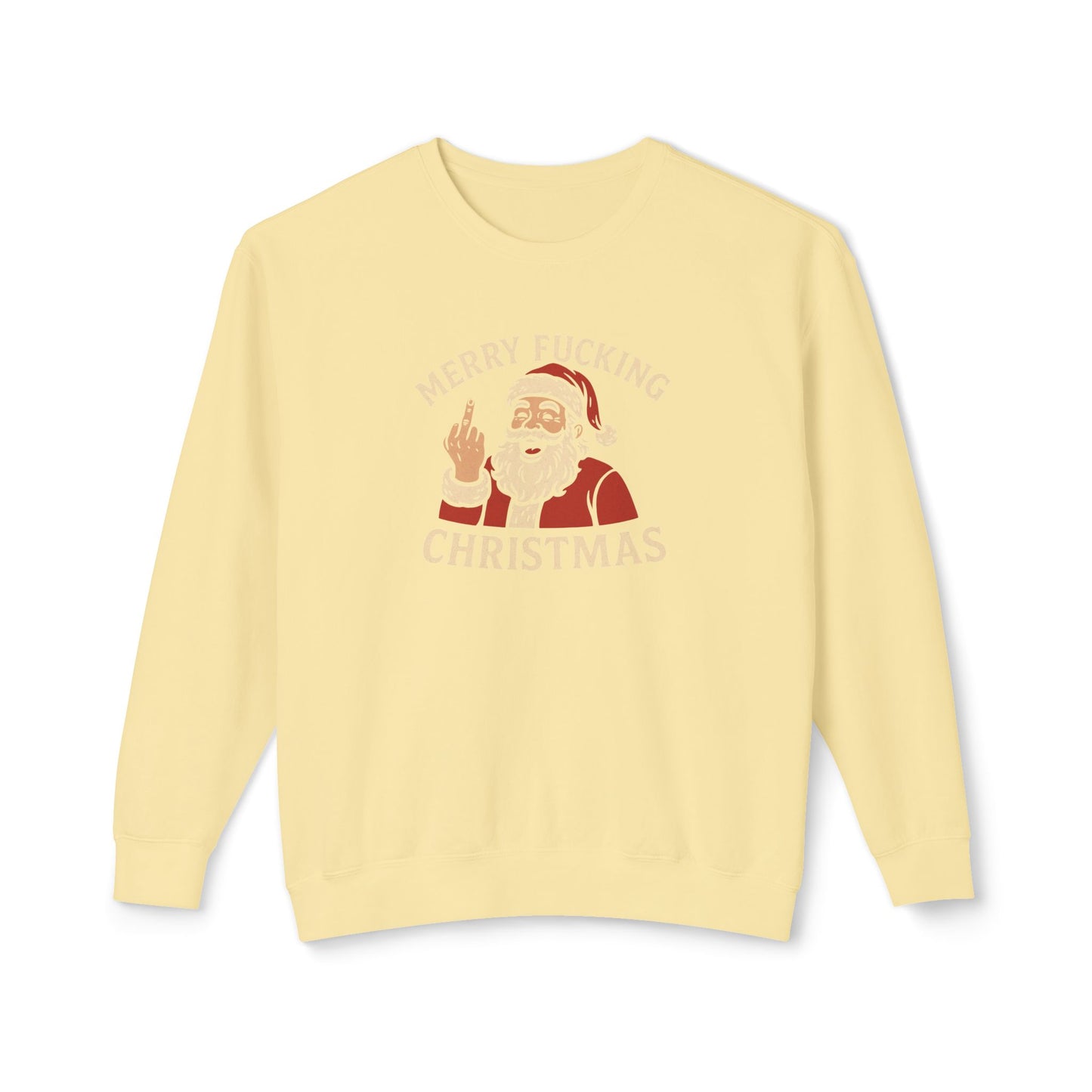 Merry Christmas Sweatshirt, Funny Holiday Crewneck, Unisex Gift, Christmas Apparel, Sarcastic Sweatshirt, Unique Holiday Clothing