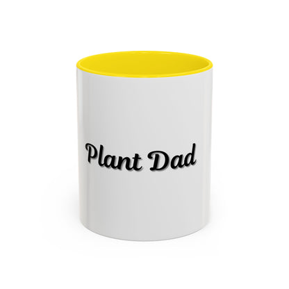 Plant Dad Accent Coffee Mug - Perfect Gift for Gardening Enthusiasts