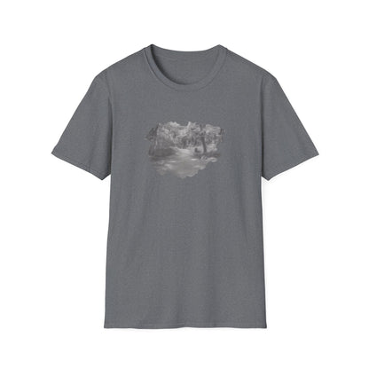 Serene Nature Landscape T-Shirt - Comfortable Unisex Tee, Outdoor Adventures, Nature Lover Gift, Casual Wear, Stylish Spring Top