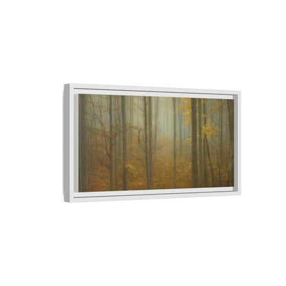 Framed Matte Canvas Art | Serenity in the Forest | Nature Wall Decor, Home Gallery, Cozy Living Room, Gift for Nature Lovers