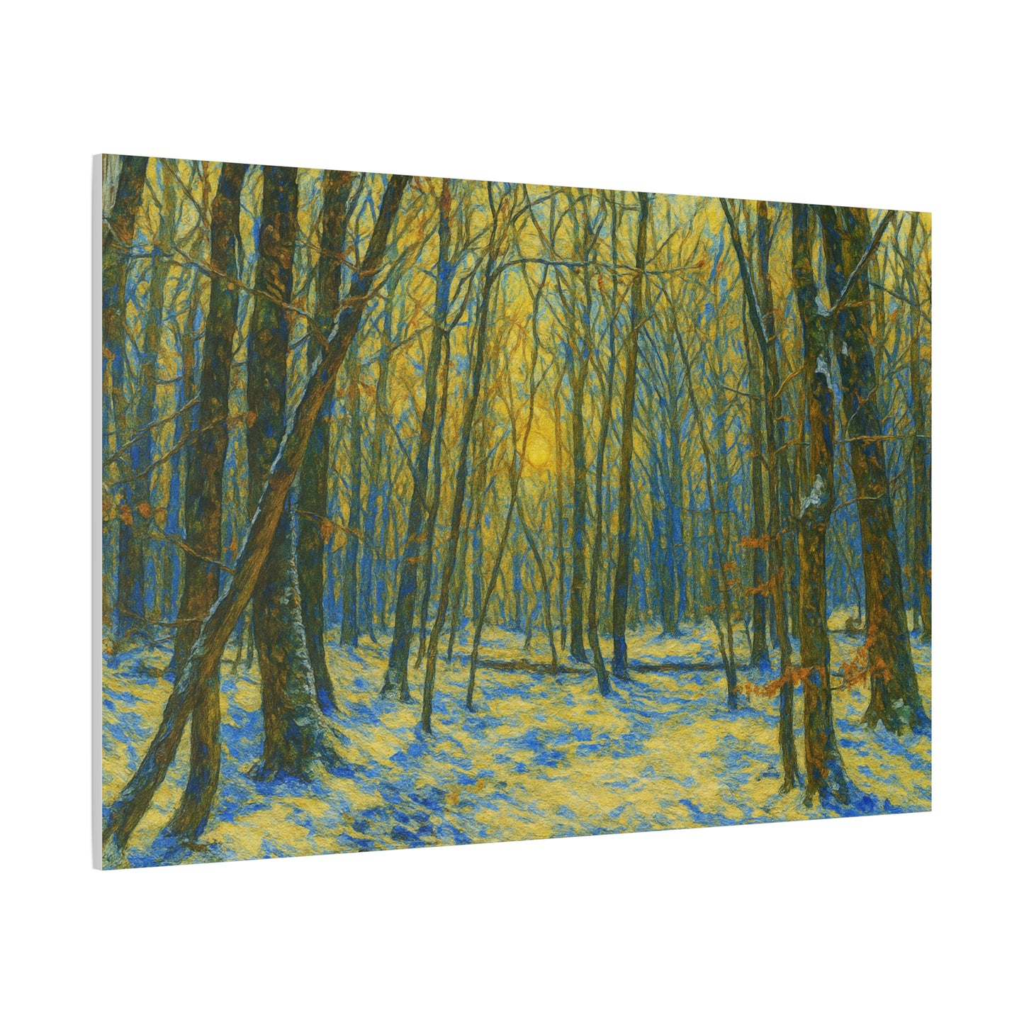 Forest Sunrise Canvas Print, Wall Art, Nature Photography, Home Decor, Gift for Nature Lovers, Landscape Artwork