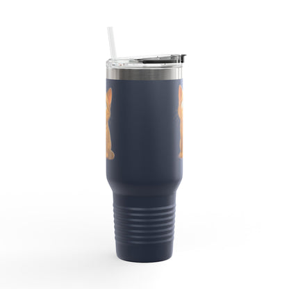 Cute Cat Insulated Travel Mug, 40oz - Perfect for Pet Lovers, Gifts for Cat Owners, Travel Accessories, Cute Drinkware, Animal Lovers
