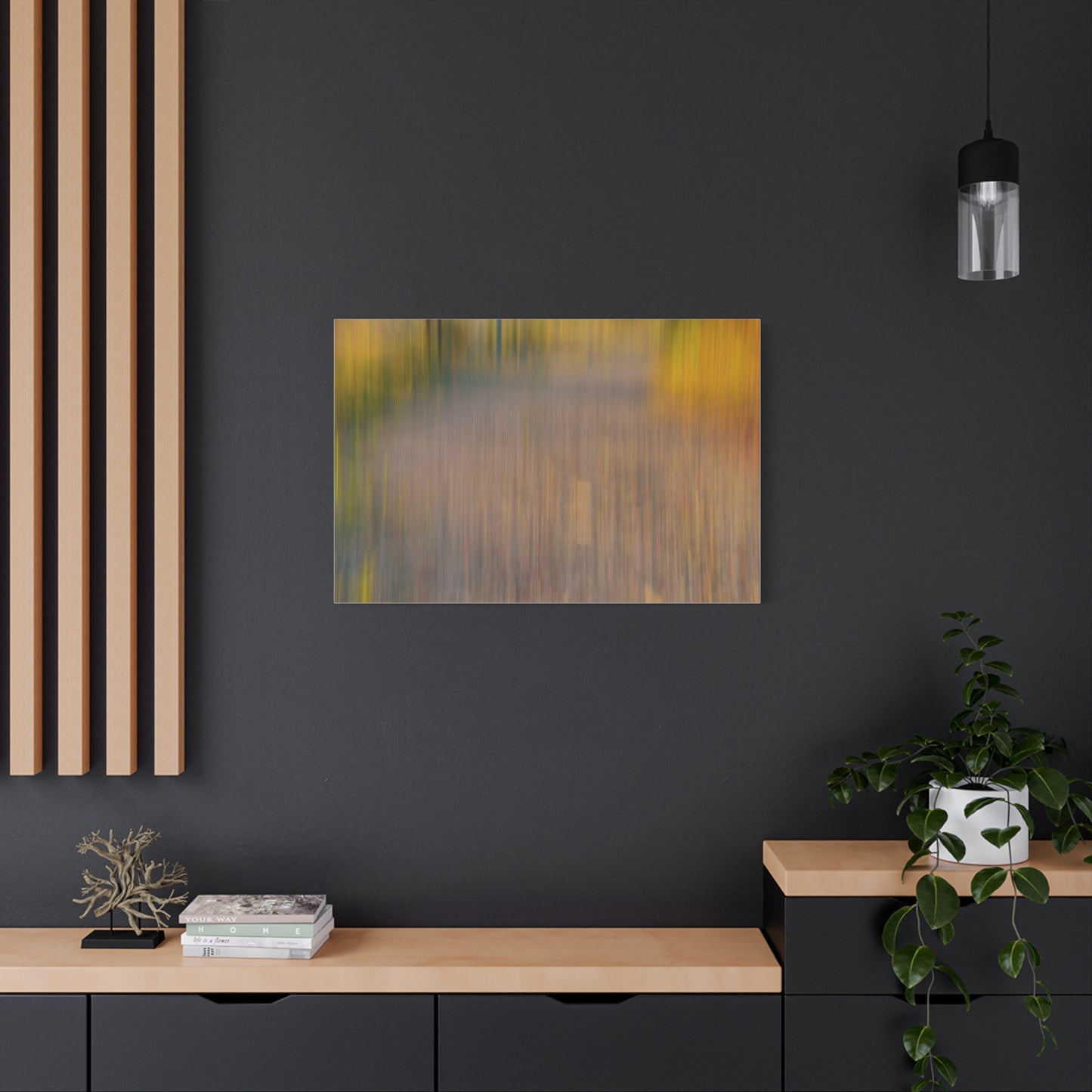 Abstract Landscape Canvas Art - 1.25" Stretched Wall Decor