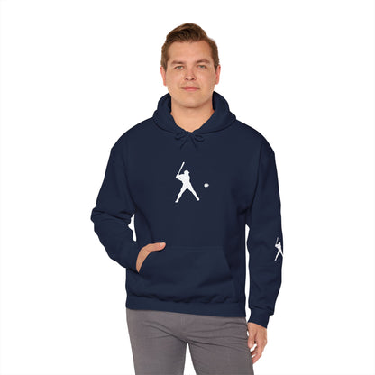 Sporty Unisex Baseball Hooded Sweatshirt, Casual Hoodie for Athletes, Perfect for Gifts, Comfy Streetwear, Ideal for Sports Events, Personal Use