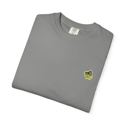 Nature-Inspired Unisex Garment-Dyed T-Shirt, Eco-Friendly Tee, Summer Casual Wear, Gift for Nature Lovers, Relaxed Fit T-Shirt