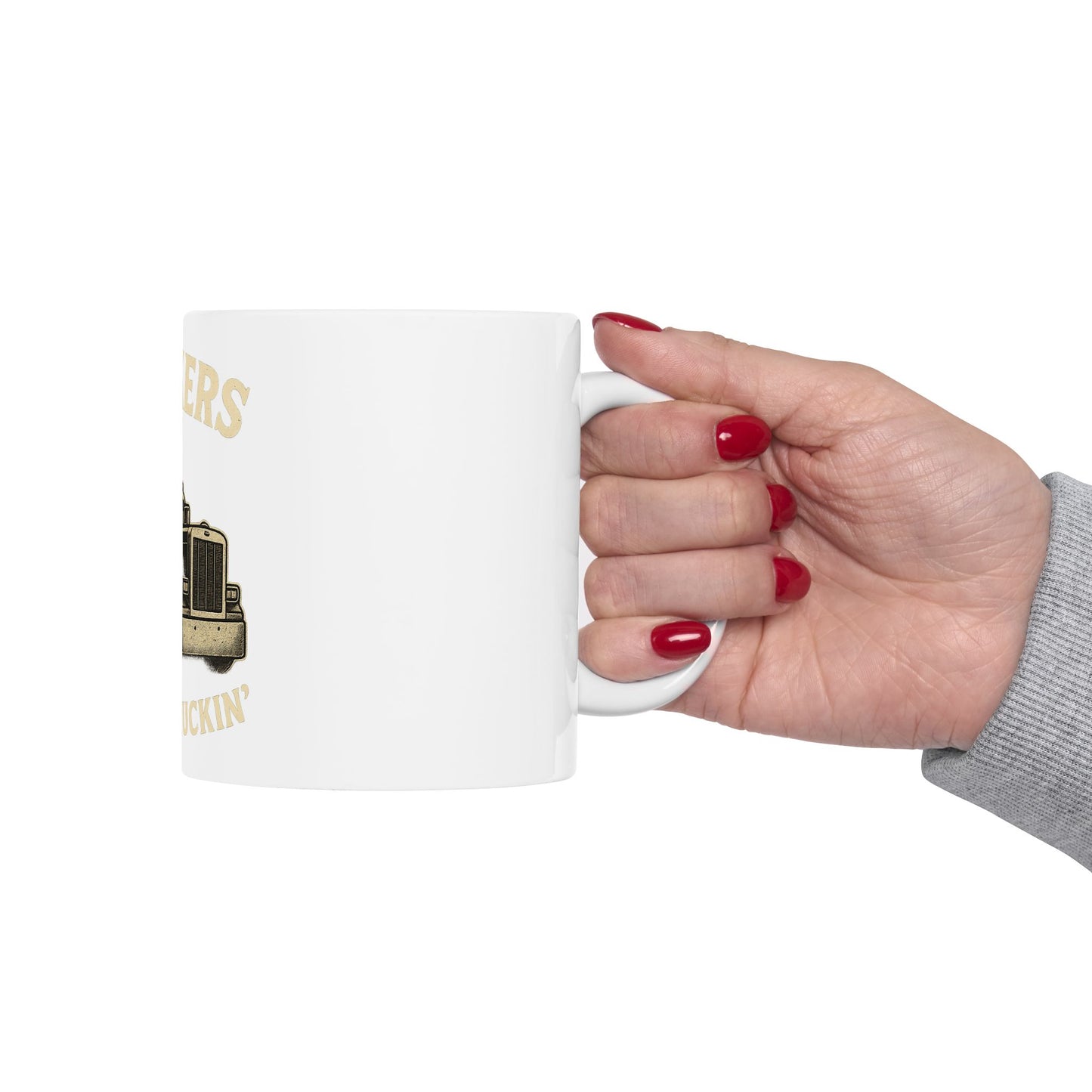 Truckers Keep on Truckin' Ceramic Mug, Coffee Cup for Truck Drivers, Gift for Road Trip Lovers, Travel Mug for Father's Day, Unique [...]
