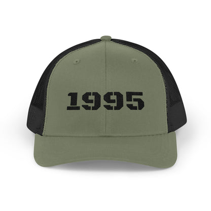 1995 Snapback Trucker Cap, Retro Cap, Vintage Style Hat, Birthday Gift, Casual Wear, 90s Fashion, Unisex Headwear
