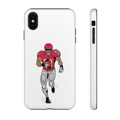 Football Player Tough Case, Sports Phone Cover, Athlete Gift, Tough Phone Case, Fall Sports, Football Lover's Accessory