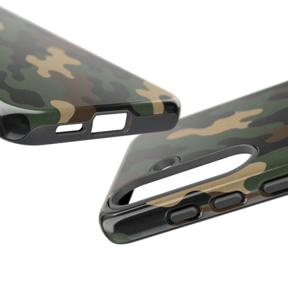 Camouflage Phone Case, Tough Cases, Military Style, Unique Phone Accessories, Gift for Him, Durable Phone Cover