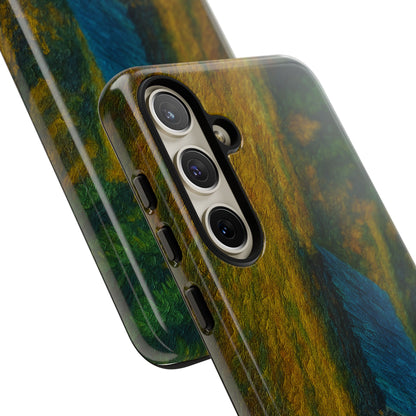 Artistic Phone Case by Tough Cases, Nature-Inspired Phone Protection, Unique Gift for Nature Lovers, Stylish Accessory, Fall Aesthetic